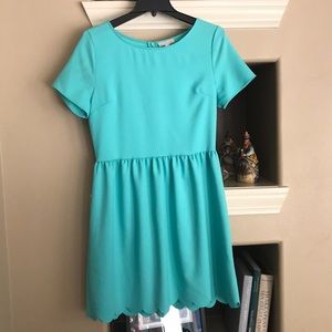 GB Seafoam Fit and Flare Dress